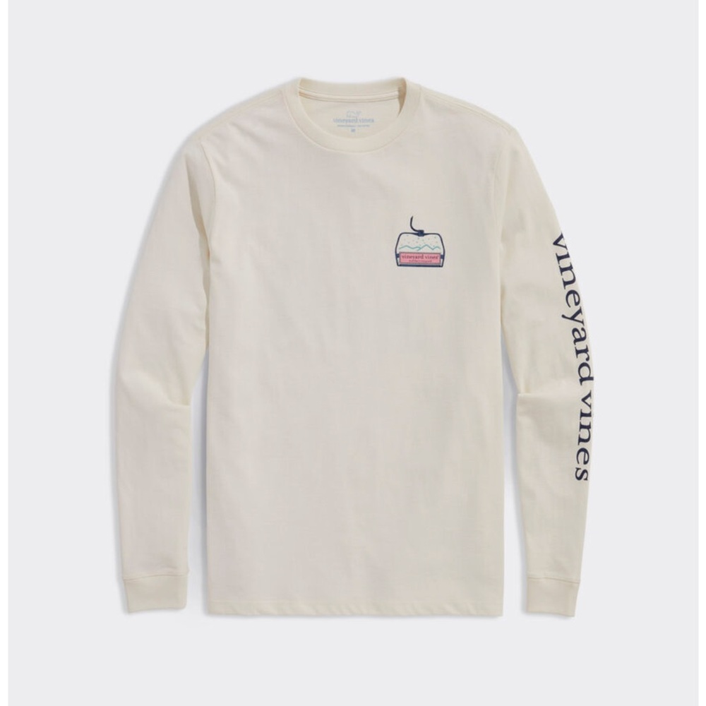 NWT Vineyard Vines long sleeved 100% cotton tee - Picture 4 of 6